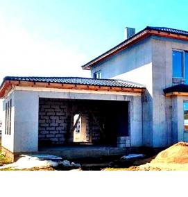 строительство домов из блоков - модель 2