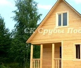 строительство домов из бруса под усадку - тип 4