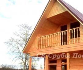 строительство домов из бруса под усадку - тип 3