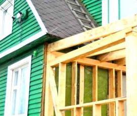 строительство домов из каркаса - модель 4