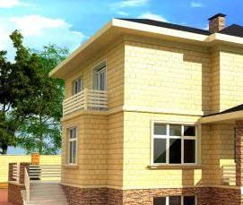 строительство домов из пеноблоков под ключ - вариант 3