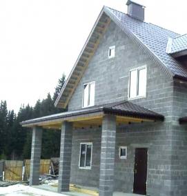 строительство домов из пеноблоков под ключ проекты - модель 4