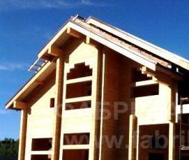 строительство домов из сухого профилированного бруса - вариант 3