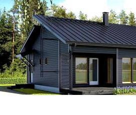 строительство домов по финской технологии - модель 1