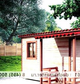 строительство хозблока под ключ - тип 2