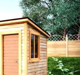 строительство хозблоков на даче под ключ - модель 2