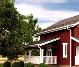 строительство и проектирование домов брус - вариант 4