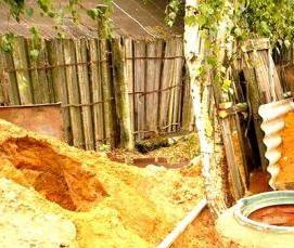 строительство канализационного колодца - модель 4