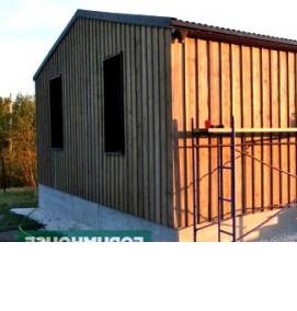 строительство каркасного сарая - вариант 1