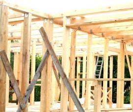 строительство каркасных домов из бруса - тип 4