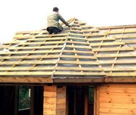 строительство каркасных домов из бруса - тип 3