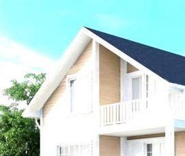 строительство каркасных домов под ключ - модель 4