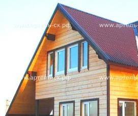 строительство каркасных домов под ключ проекты - вариант 1