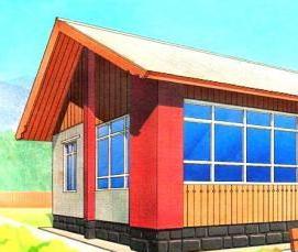 строительство одноквартирного жилого дома - вариант 3