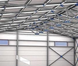 строительство промышленного здания из металлоконструкций - вариант 1