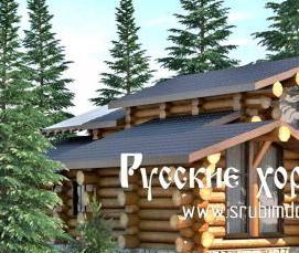 строительство рубленных домов - тип 4