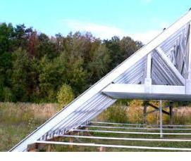 стропильные балки металлические - модель 1