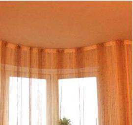 струнный потолочный карниз для штор - тип 1