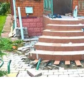 ступени для крыльца из бетона - тип 1