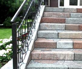 ступени из камня для крыльца - модель 3