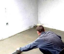 стяжка из бетона - тип 2