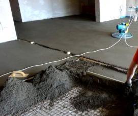 стяжка механизированным способом - модель 4