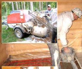 стяжка механизированным способом - модель 2