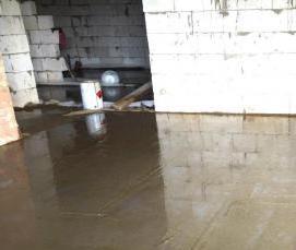 стяжка на песок - вариант 4