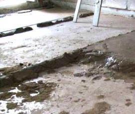 стяжка на песок - вариант 3