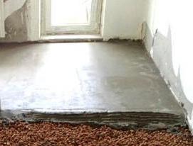 стяжка под наливной пол - модель 2