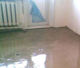 стяжка пола на кухне - тип 4