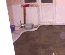 стяжка пола на кухне - тип 3