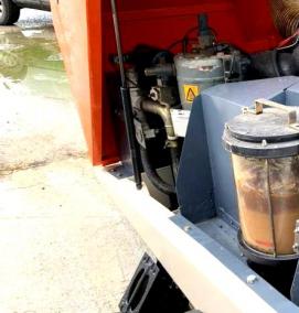 стяжка пола растворонасосом - модель 1