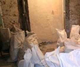 стяжка пола в мешках - тип 3