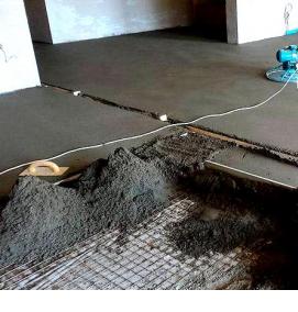 сухая стяжка пола - модель 3