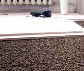 сухое утепление пола - вариант 3