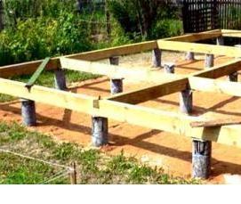 сваи для каркасного дома - модель 4