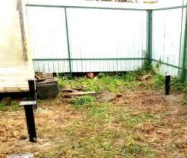 сваи для теплицы - модель 4