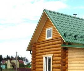 сваи из бревна - вариант 1