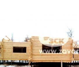 сваи из бревна - вариант 4