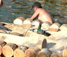 сваи из лиственницы - модель 2