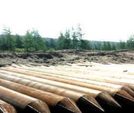 сваи из металлических труб - вариант 1