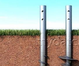 сваи из металлических труб - вариант 4