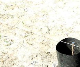 сваи из пластиковых канализационных труб - модель 4