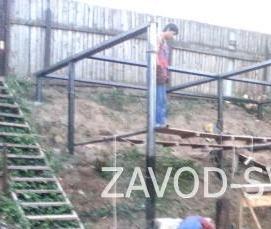 сваи на склоне - тип 4