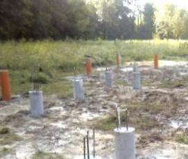 сваи набивные и забивные - модель 2