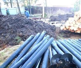 сваи под фундамент - модель 2