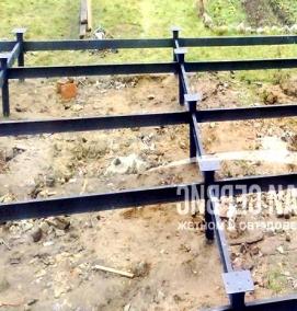 сваи под хозблок - модель 1