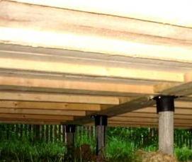 сваи под полы - вариант 1