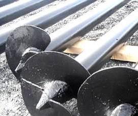 сваи шуруп для забора - модель 4